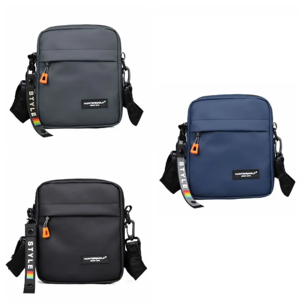 Мужская сумка через плечо из искусственной кожи в японском стиле, большая вместительная сумка на плечо, минималистичная многофункциональная спортивная сумка для фитнеса на каждый день