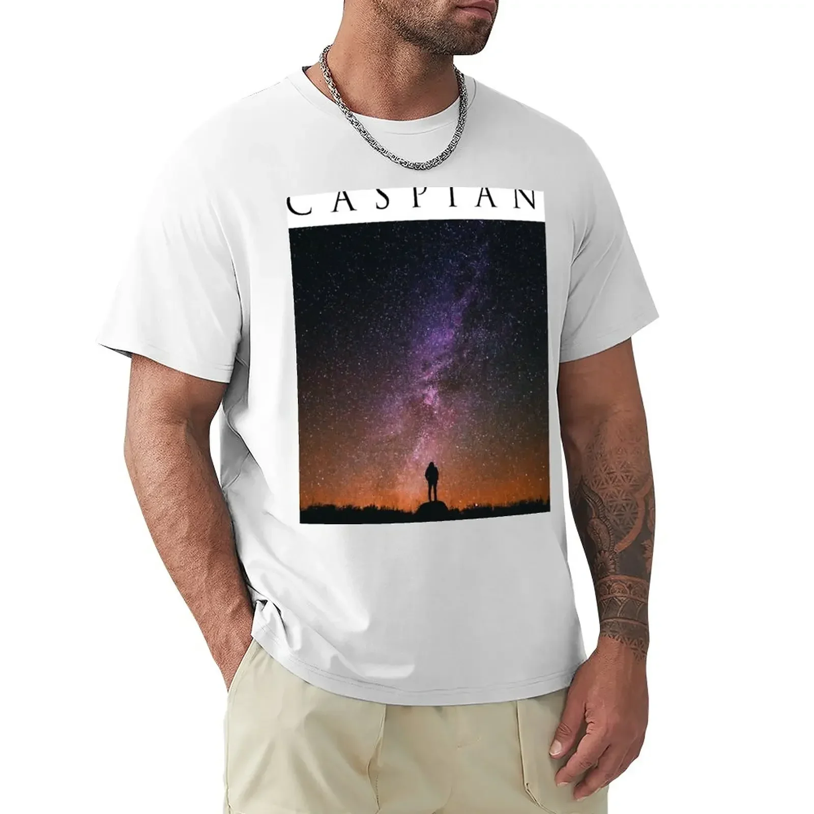 Caspian - Stars T-Shirt tops cotton graphic tees vintage clothes designer shirts heavyweight t shirts for men