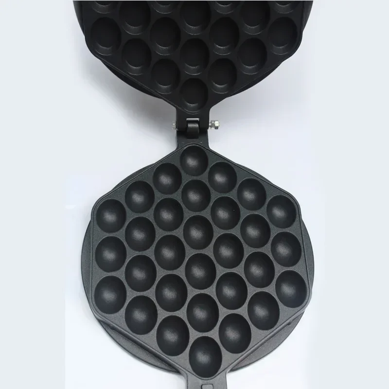 Commercial Hongkong Eggs Bubble Waffle Machine Mould Eggettes Roller Baking Pan Iron Eggettes Mold Muffin Non-stick Plate