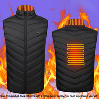 2 Heated Vest Zones Electric Heated Jackets Men Women Sportswear Heated Coat Graphene Heat Coat USB Heating Jacket For Camping
