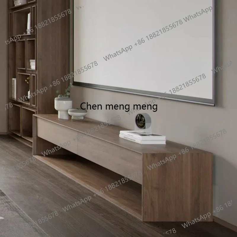Einzigartiges Design Eichen-TV-Schrank Maßgefertigtes Regal Klassischer Designer Vintage TV-Schrank Mittelstück Massivholz Fernsehtisch Möbel