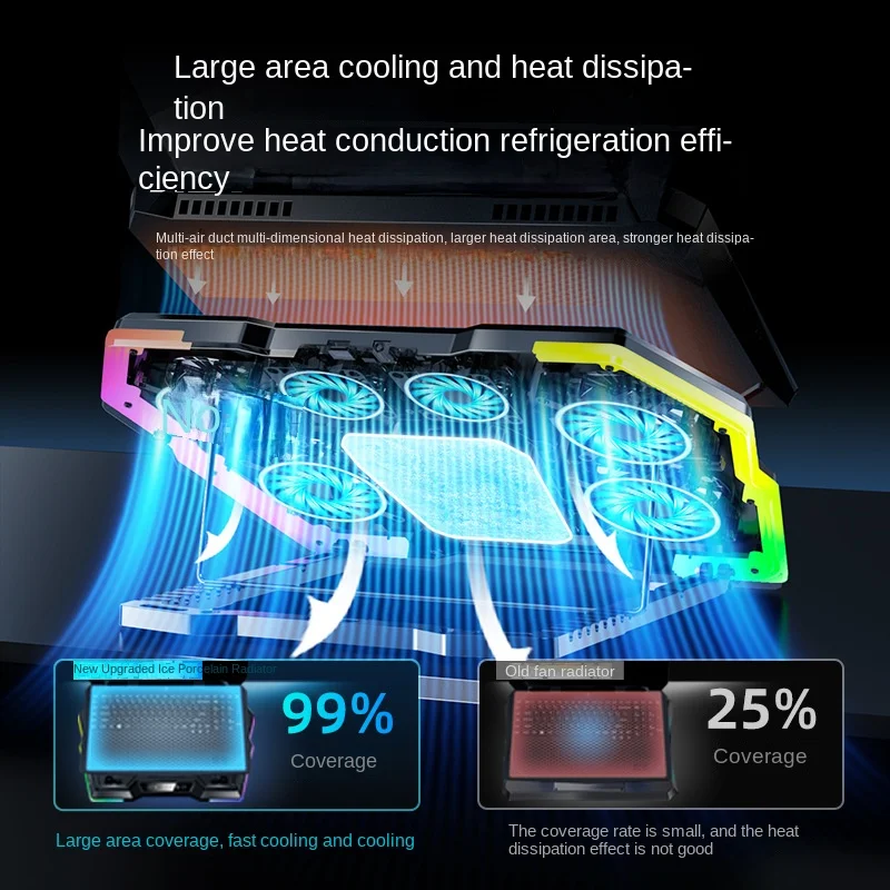 Exclusive Notebook Cooler semiconductor cooling computer stand gaming laptop ice ceramic