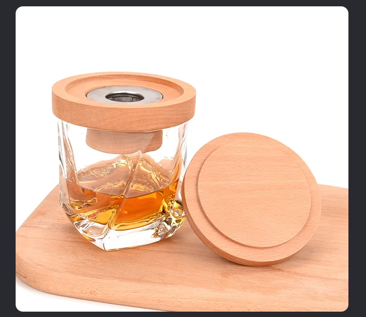 Whiskey Smoker Kit mit 4 Geschmacksrichtungen Holzchips – Old Fashioned Getränkeinfusor für Cocktails & Bourbon, Geburtstagsgeschenk für Männer – Detail 3
