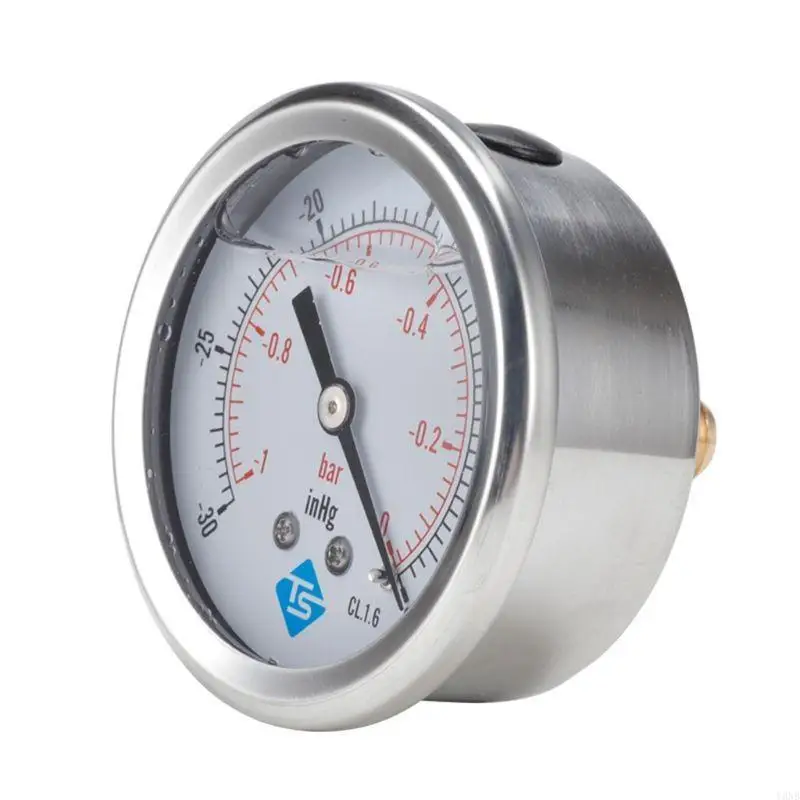 

Y3NB High Performance Pressure Gauge Dual Display Water Air Oil Gas Gauge 1/4 BSPT Back Connection Multipurpose Presure Gauge