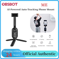 OBSBOT Me AI-Powered Phone Mount, Auto-Tracking Mobile Mount with Wide-Angle Sensing Camera for Vlog Live streaming Photo Video