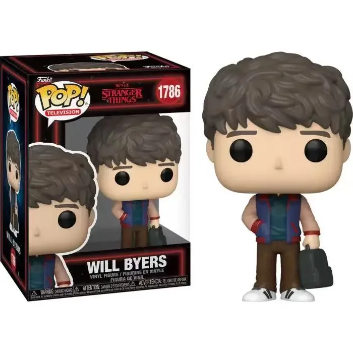 Funko Pop WILL BYERS 1786 #   Vinylfigur, 10 cm, PVC-Sammlung, Puppenmodell, Spielzeug für Kinder, Geburtstag, Weihnachten, Karneval, Spielzeug, Geschenk