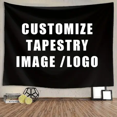Custom Tapestry Personalized Photo Tapestrys Anniversary, Birthday, Wedding Party Decoration Background Banner Home Decor
