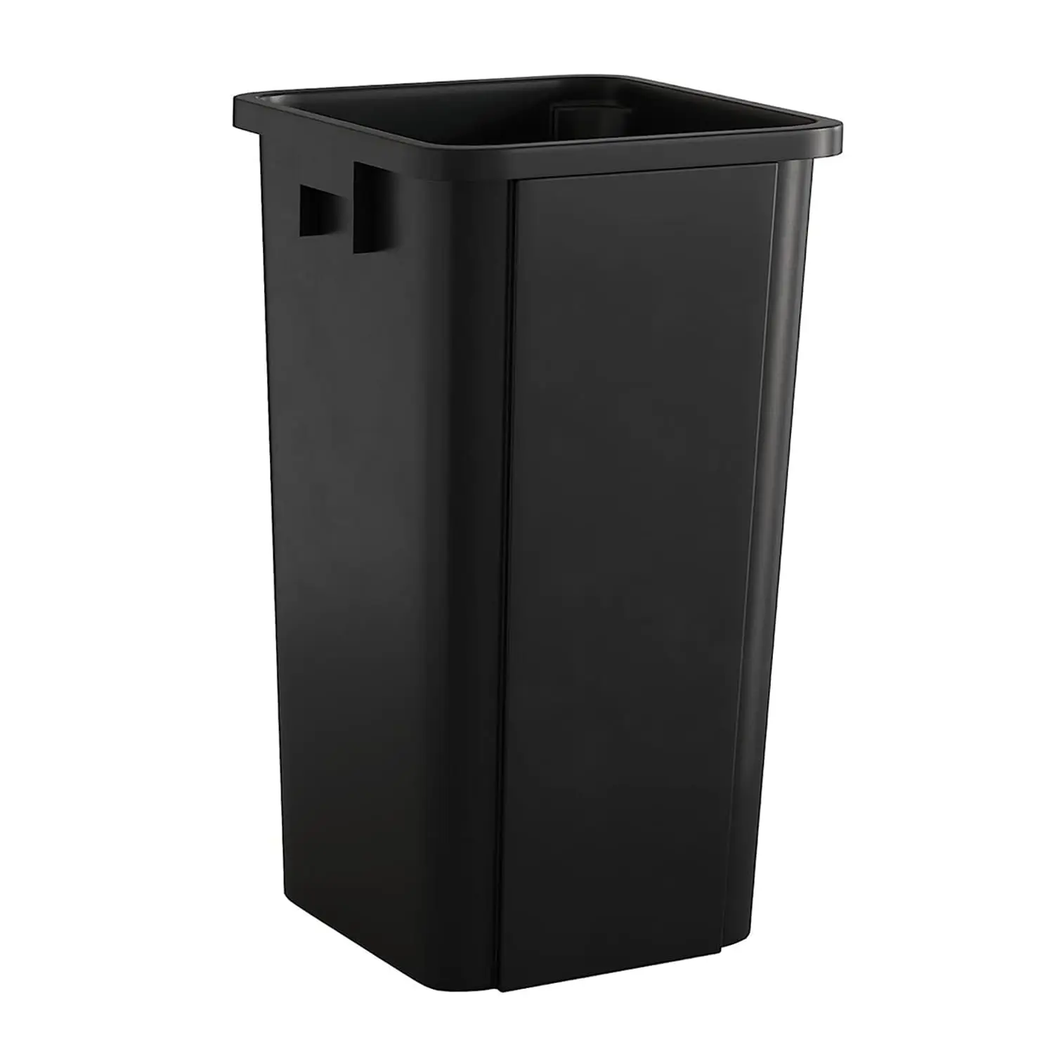 

Square Commercial Trash/Garbage Can | Outdoor/Office/Restaurant/School/Kitchen (23 Gallon, Black)