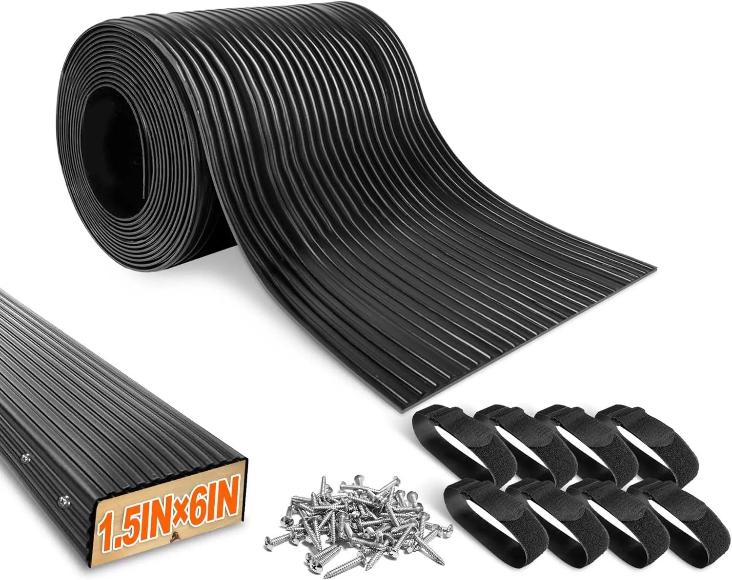 

Waterproof Bunk Wrap Kit for Boat Trailers with Screws & Straps, Easy Install Replacement Cover for Loading Boats