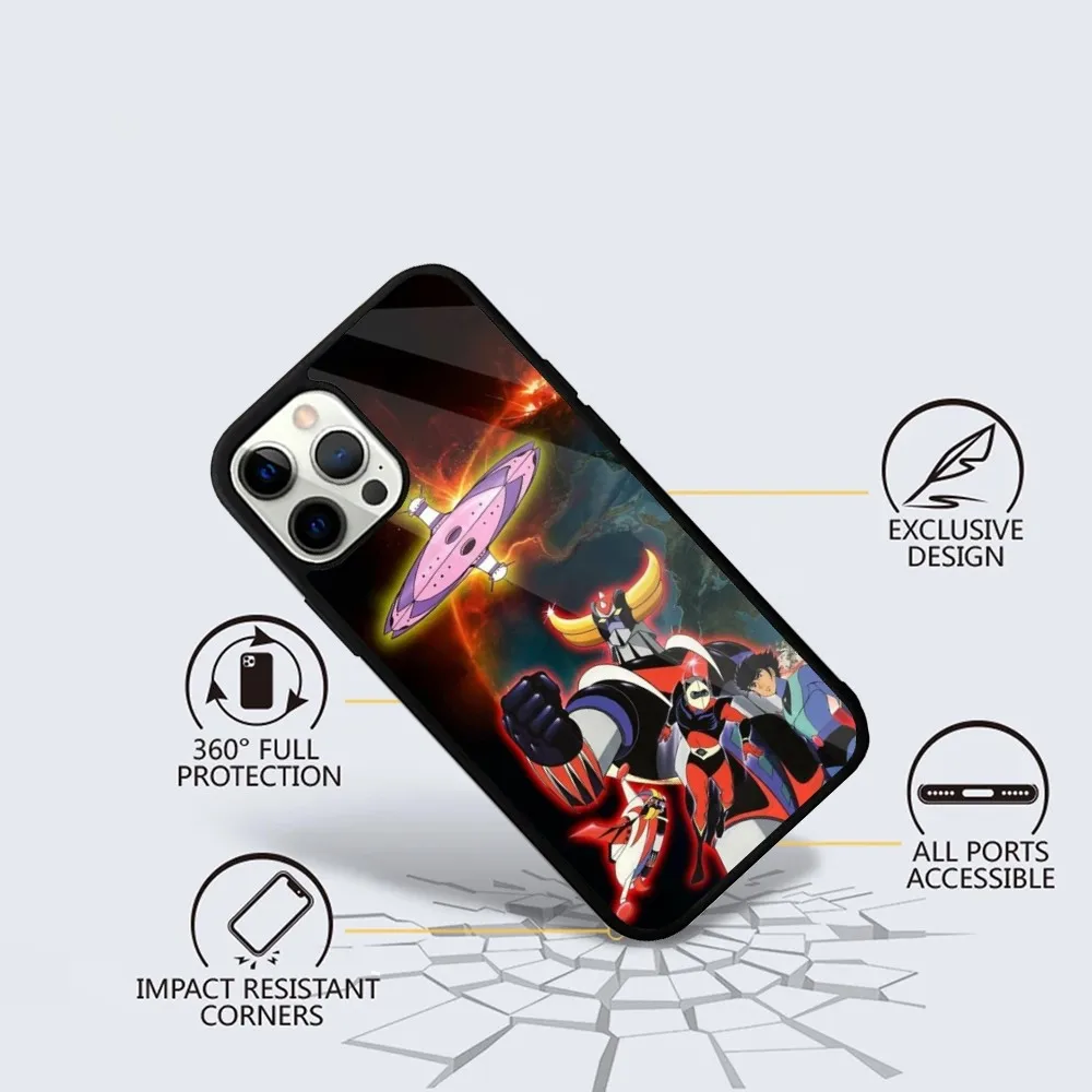 G-Goldorak UFO Robot Phone Case For iPhone 15,14,13,12,11,Plus,Pro,Max Mini Magsafe Magnetic Wireless Charging