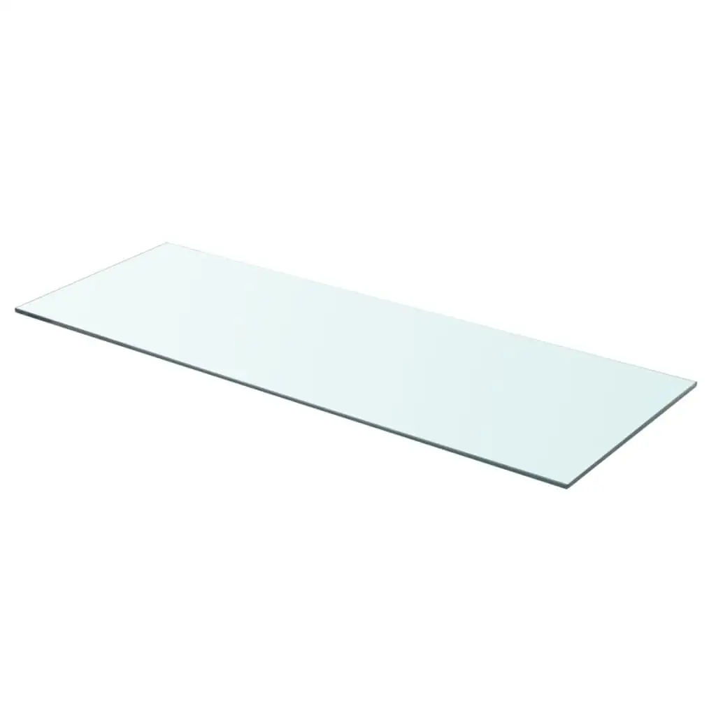 Clear Glass Shelf Panel 31.5x11.8 Inch – Durable, Chic Display Solution for Home & Office