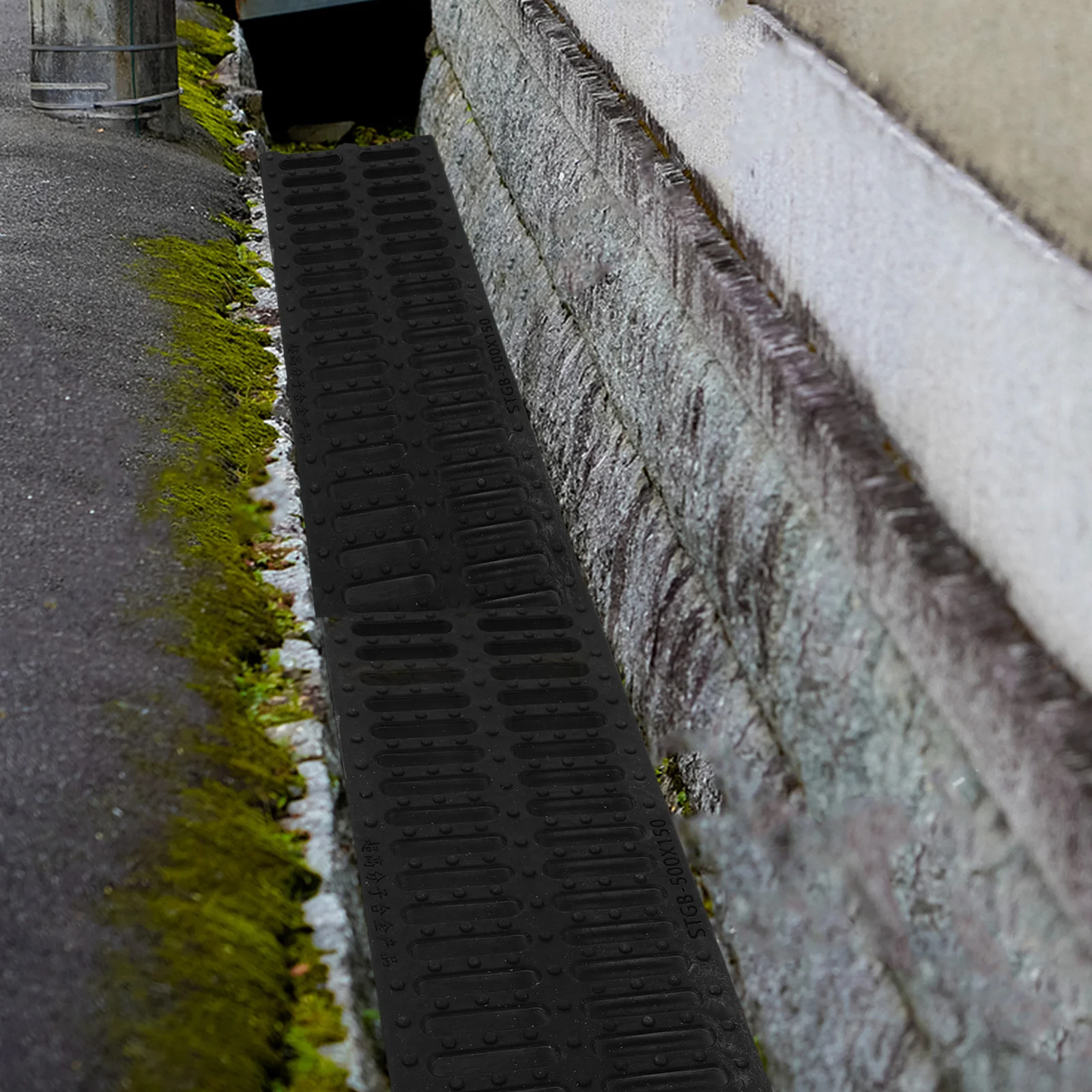 Plastic Drain Strainers Sewer Cover Grate Black for Bathroom Kitchen Outdoor Garage Rainwater Well Cover Drainage Grates Plastic