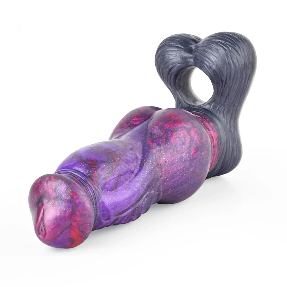 YOCY Liquid Silicone Penis Cover Penis Extension Fetish Wolf Dildo Penis Sleeve Fantasy Adult Sex Toys For Men Cock Sleeves