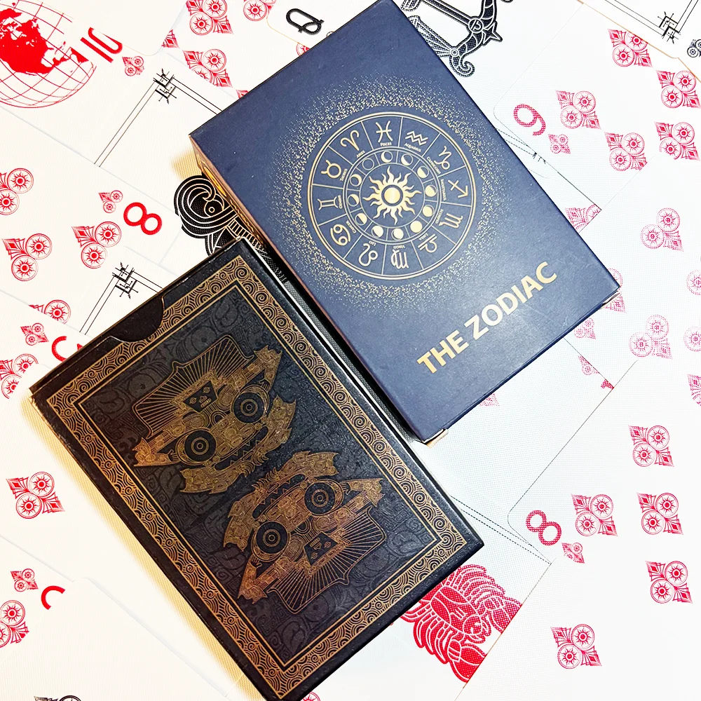 

Plastic Poker, Twelve Zodiac Signs Cloth Pattern Frosted texture,anti slip super strong hand feel, PVC Waterproof, Pool Party
