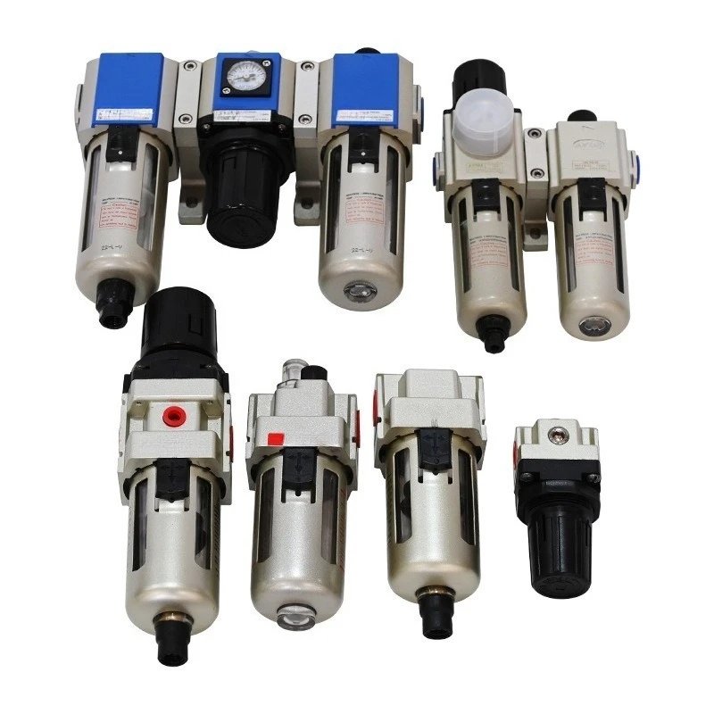 Air Source Treatment Unit SMC Type Air Compressor Pressure Regulator Filter Pneumatic Air Pump Regulator Combination