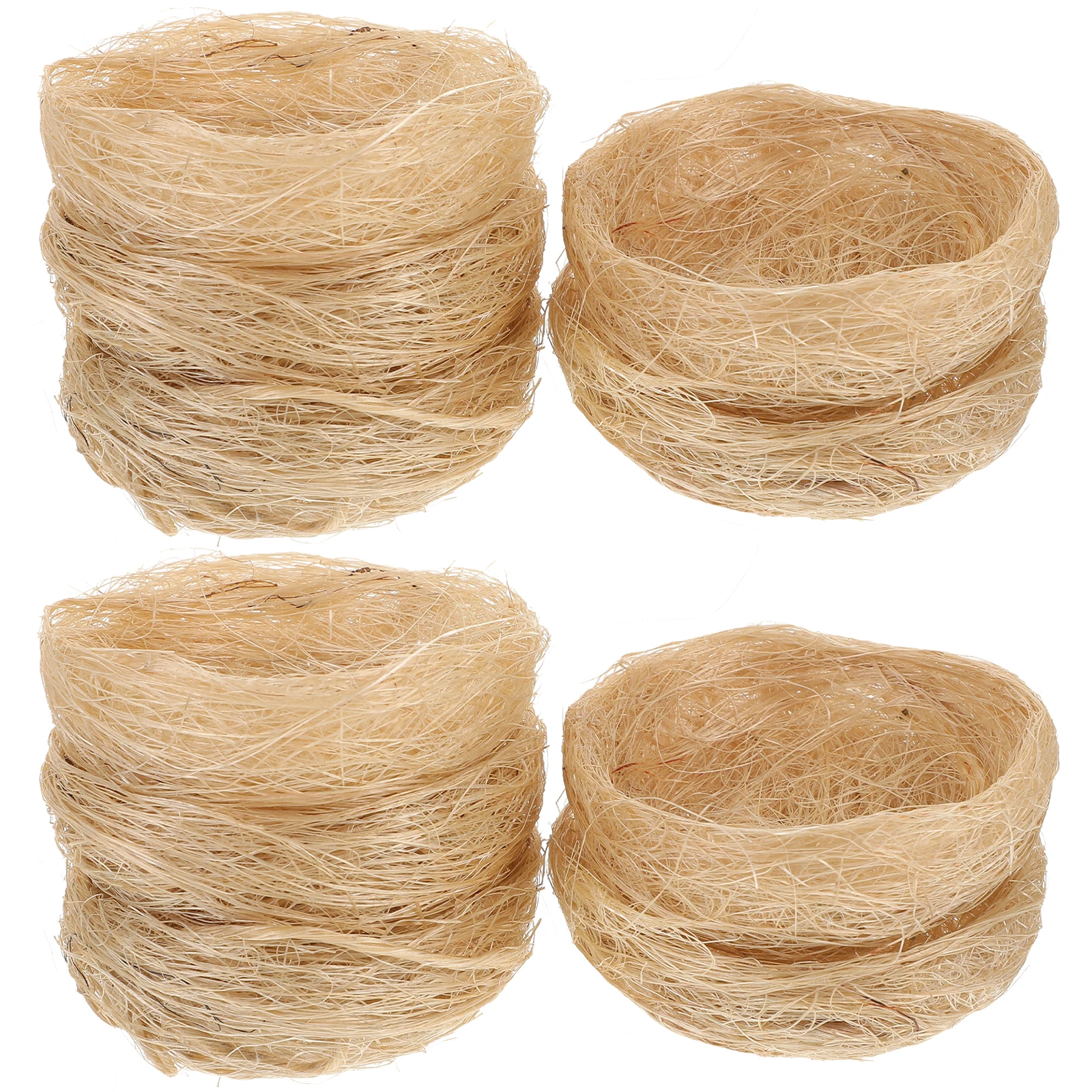 

10 Pcs ange 7CM Artificial Bird Nest for Crafts Decorative Small Breeding Birds Resting Nest Photography Props Easter Supplies
