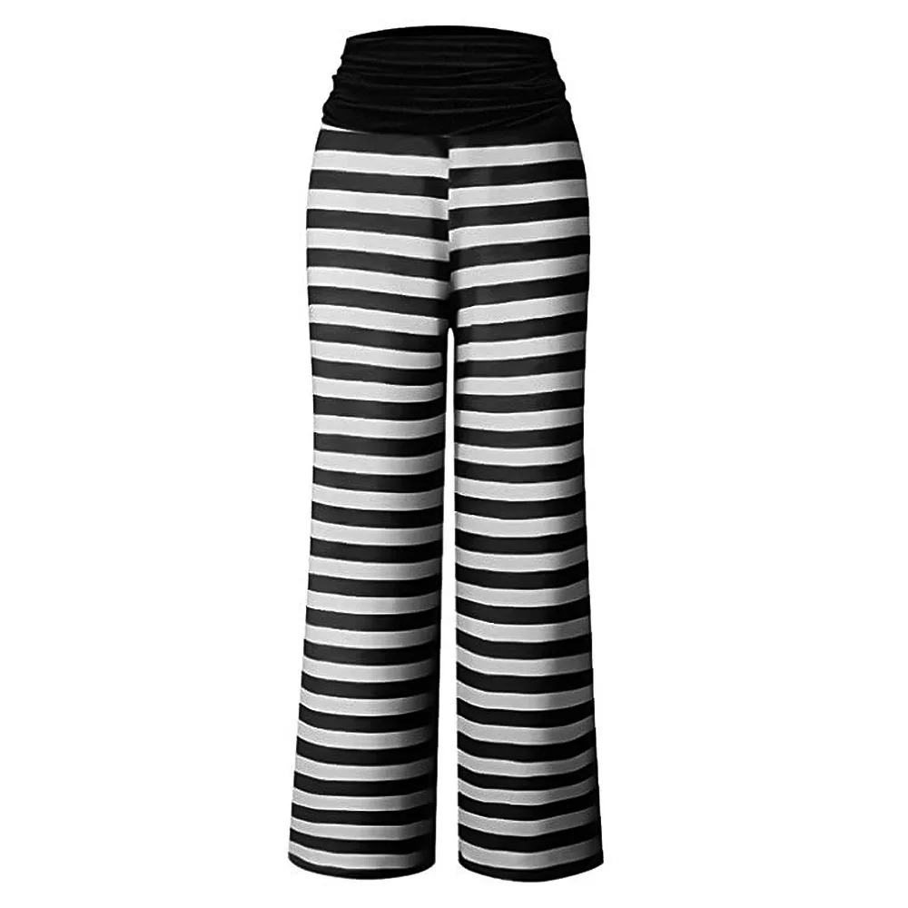 Autumn Winter new style women\'s milk silk splicing wide leg pants yoga pants women
