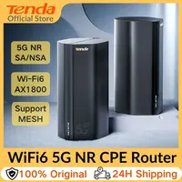 Router Wi-Fi 6 Tenda 5G con SIM, AX1800 AX3000, Módem CPE Inalámbrico, Punto de Acceso Wi-Fi, Multimodo 5G/4G/3G, 2.4Ghz 5Ghz, Router Mesh 5G