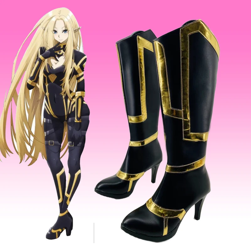 

Аниме The Eminence In Shadow Alpha Косплей Костюм Обувь Alpha Boots Shadow Garden Seven Shadows Halloween Party Women Cos