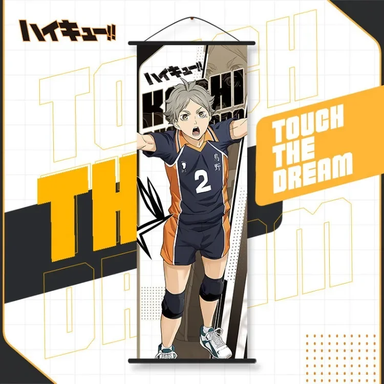 Haikyuu!! Wandrolle Langes Poster Hinata Shoyo Tapete Wanddekoration Versteckt Unvollkommenheiten Anime-Merchandise Urlaubsgeschenk – Detail 7