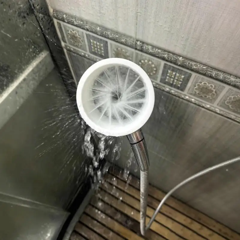 [L] Upgraded Men's Shower Head, Universal Bathroom Heated Massager, Handheld Coarse Hole Design, Durable And Easy To Install