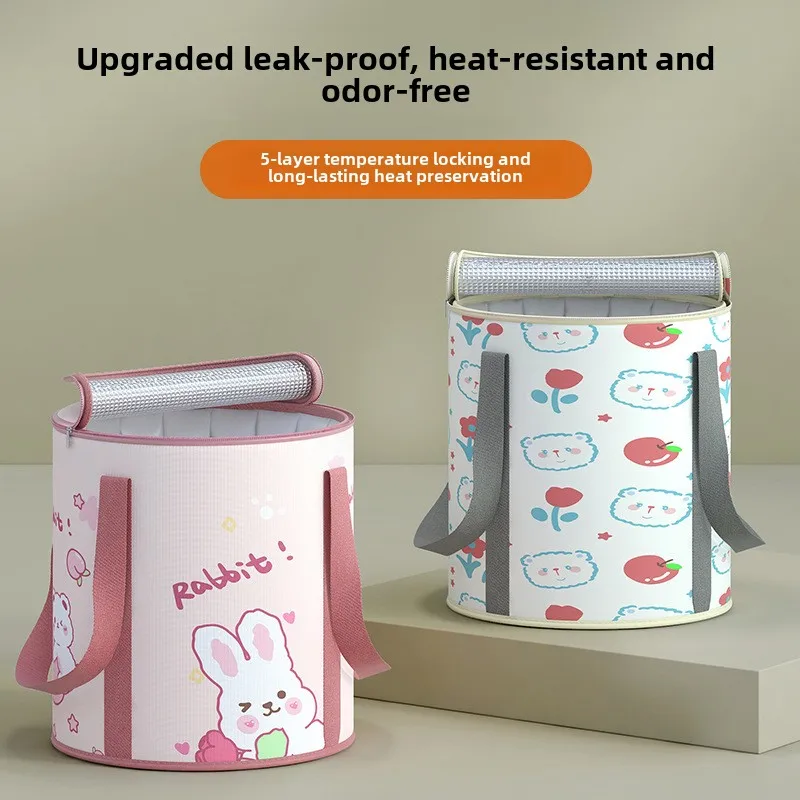 Fuß Eimer tragbare Becken Fuß Tasche Bad Gesundheit konstante Temperatur Artefakt