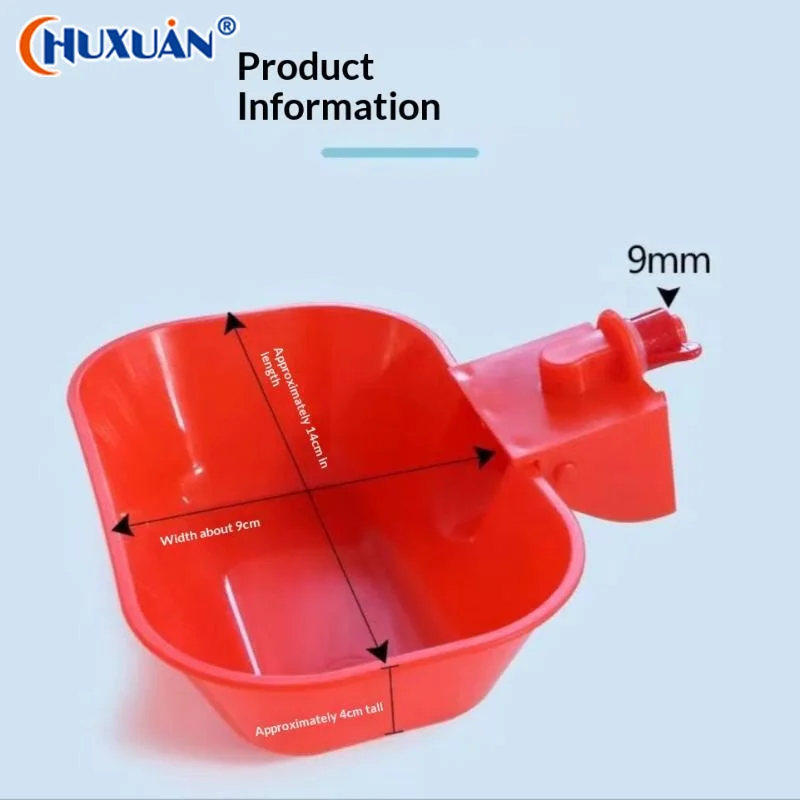 Q Automatic Poultry Drinking Bowls Square Enlarged Thicken Drinking Bowl for Cat Dog Chicken Duck Thread chicken feeder