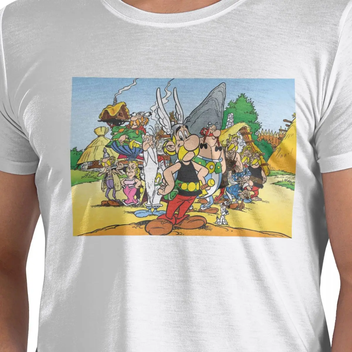 

Asterix And Obelix Dogmatix 100% Cotton T-Shirt Men'sOversized T Shirts Men Crew Neck Short Sleeve S-6XL