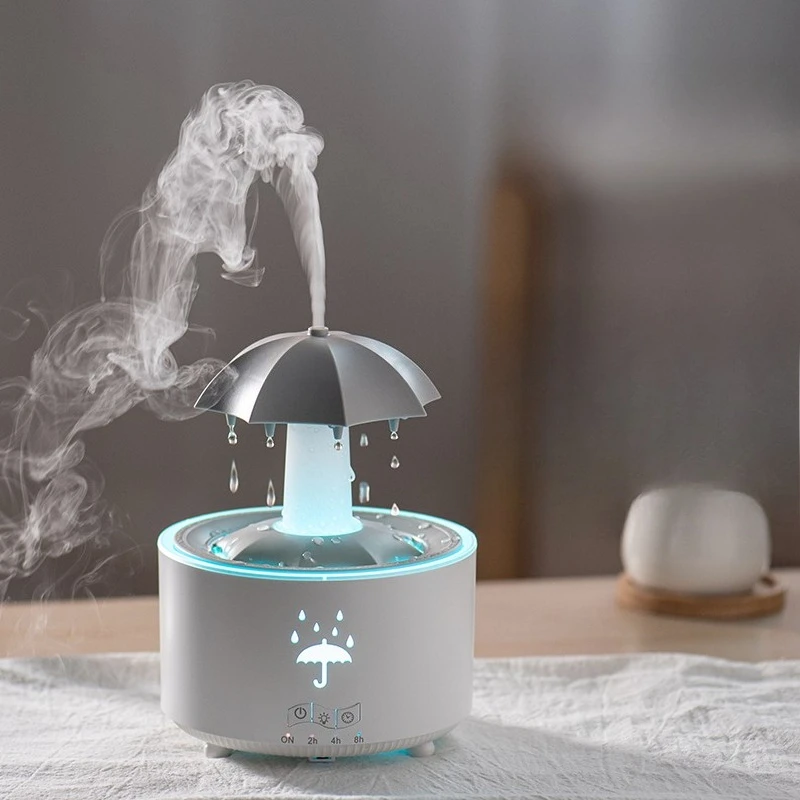 Smart Sensor Aroma Night Light,Waterproof Essential Oil Diffuser for Home,Remote Control Mood Lamp with 7-Color LED & Auto Timer