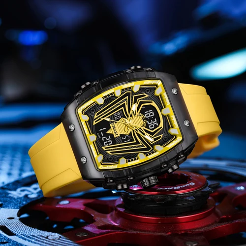 Imagen 2 del producto SMAEL marca 8116 impermeable Dropshipping reloj despertador luminoso joven moda negocios relojes de pulsera deportivos de cuarzo