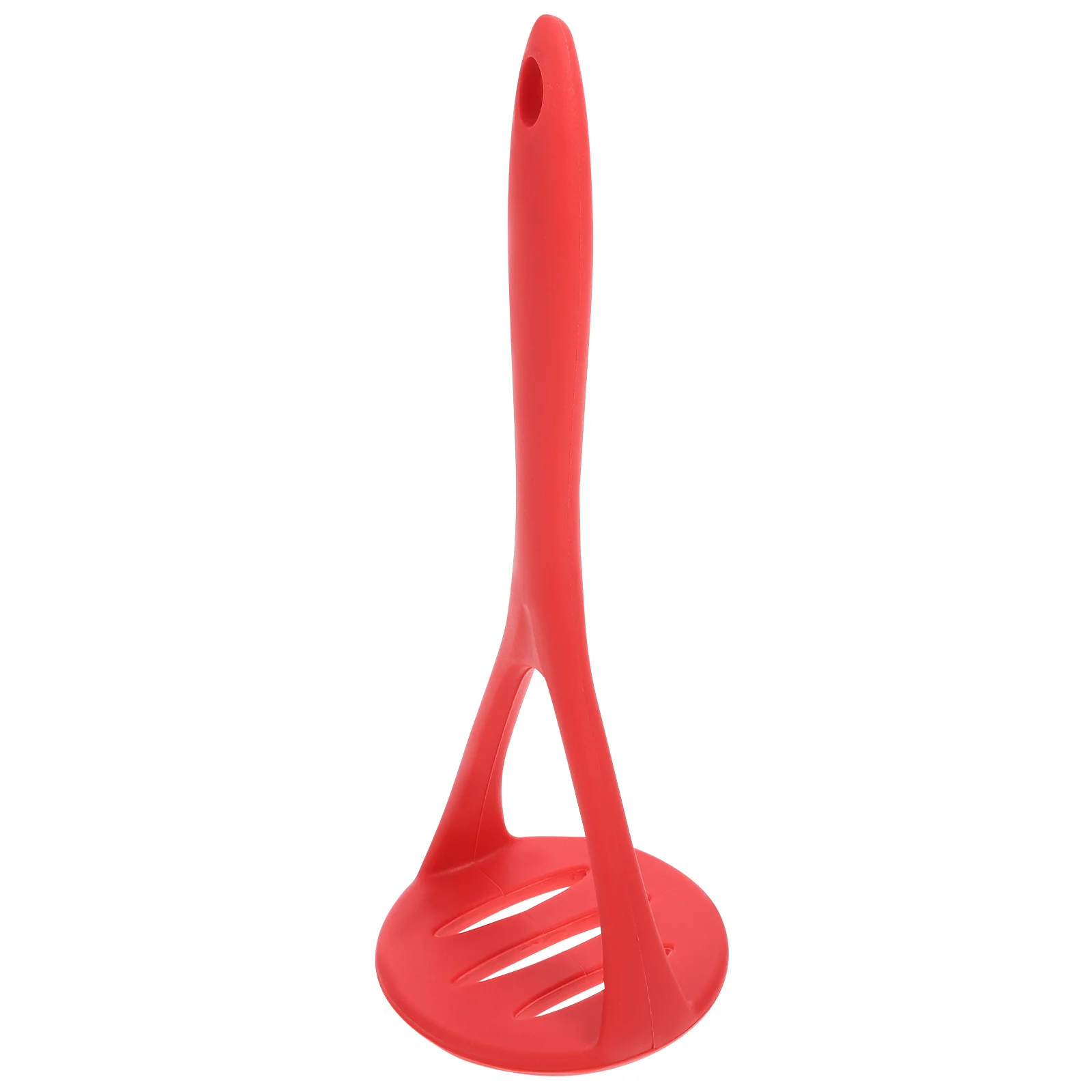 Ricer de patatas de silicona, triturador de verduras de calidad alimentaria, herramienta de prensa de frutas, utensilios de cocina, puré de zanahoria y calabaza, color rojo