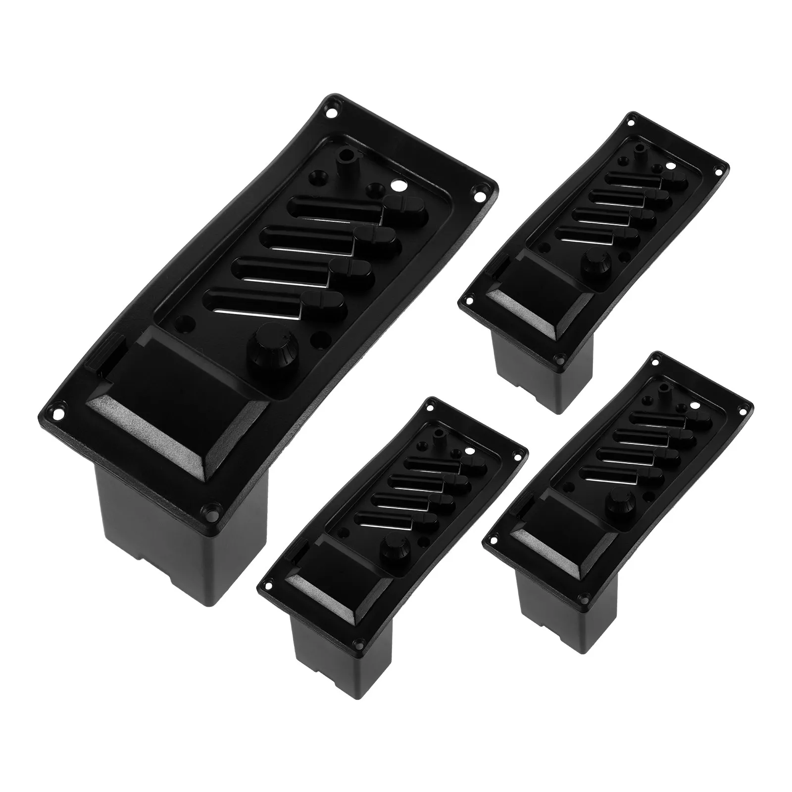 

4Pcs Electric Guitar Pickup Covers Plastic Replacement Parts for Acoustic and Bass Guitar Repair Accessories Musical Instrument