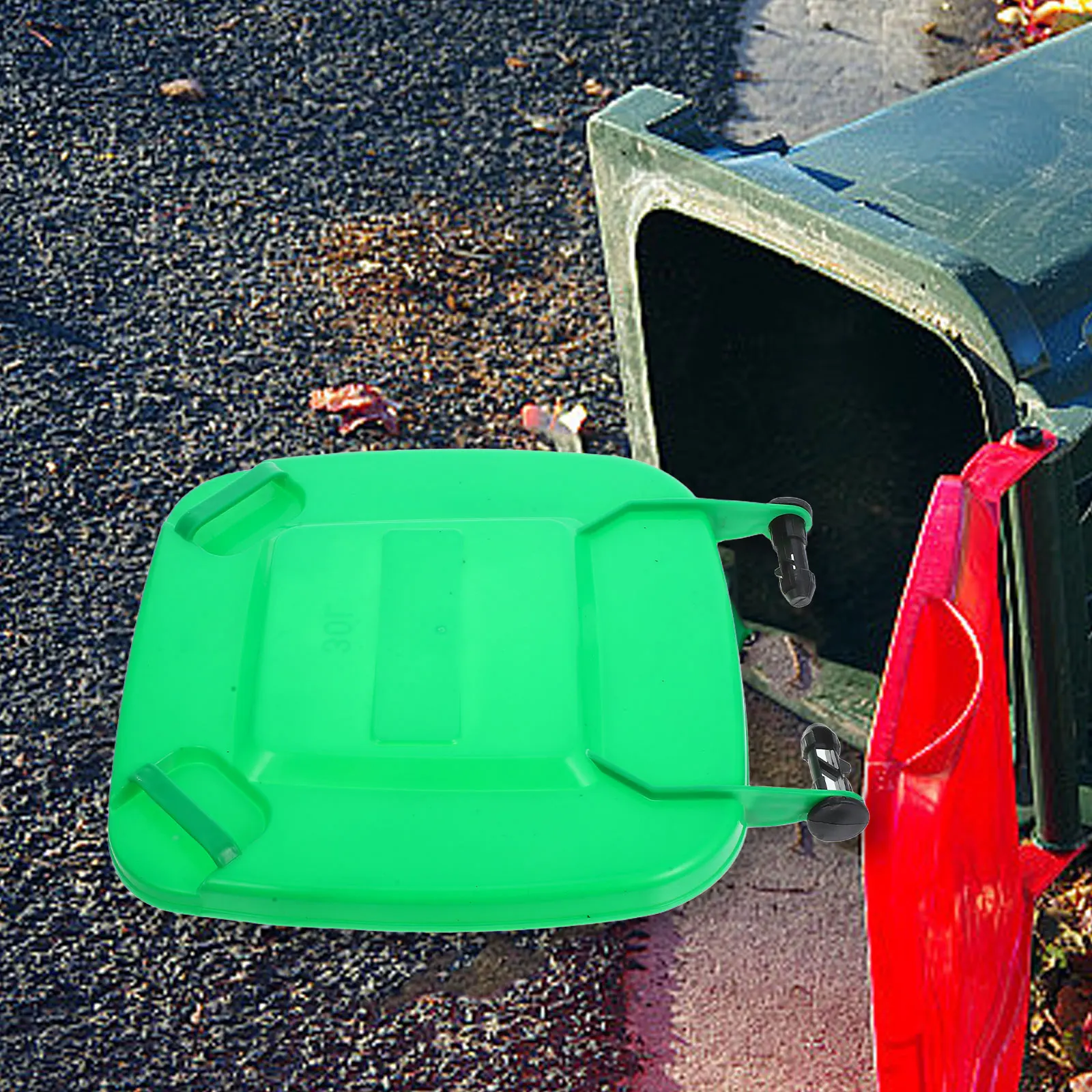 

Trash Can Lid Large Waste Bin Lids for Garbage Cans Outdoor Covers outside Bucket