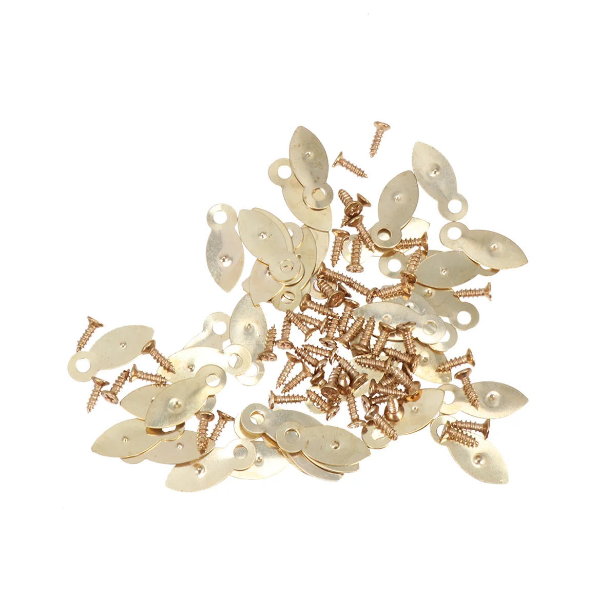 100 قطعة أوراق ذهبية ضغط المعادن البطيخ الأظافر لإطار الصورة دعم جدار الفن معلقة عدة مسامير صغيرة ديكور المنزل Diy بها بنفسك