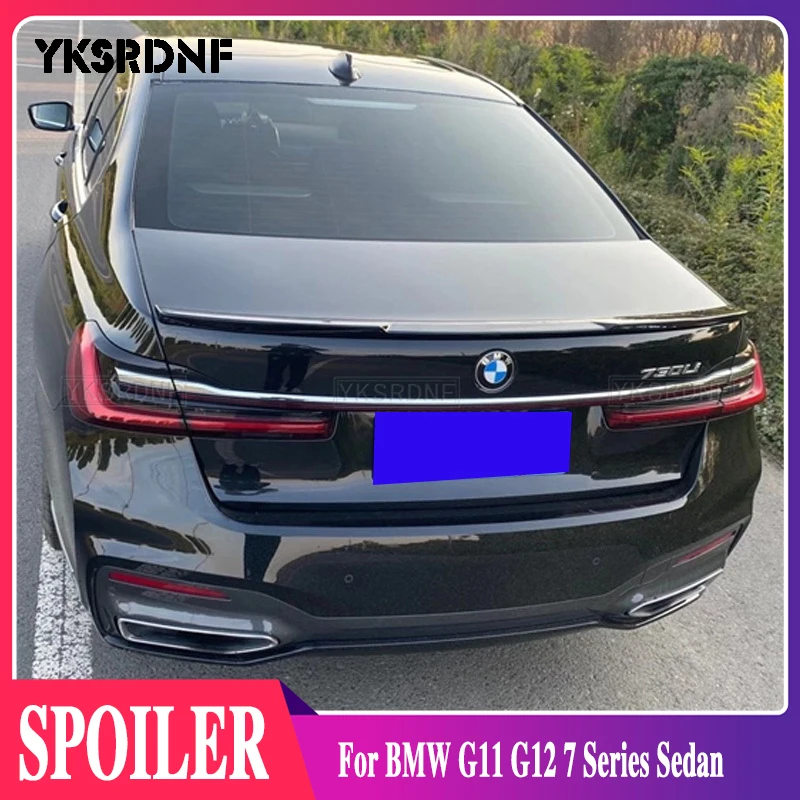 

Карбоновый цвет и Черная задняя крышка автомобиля для BMW G11 G12 7 серий Седан 4-дверный 2018 2019 2020 башмак крыло спойлер