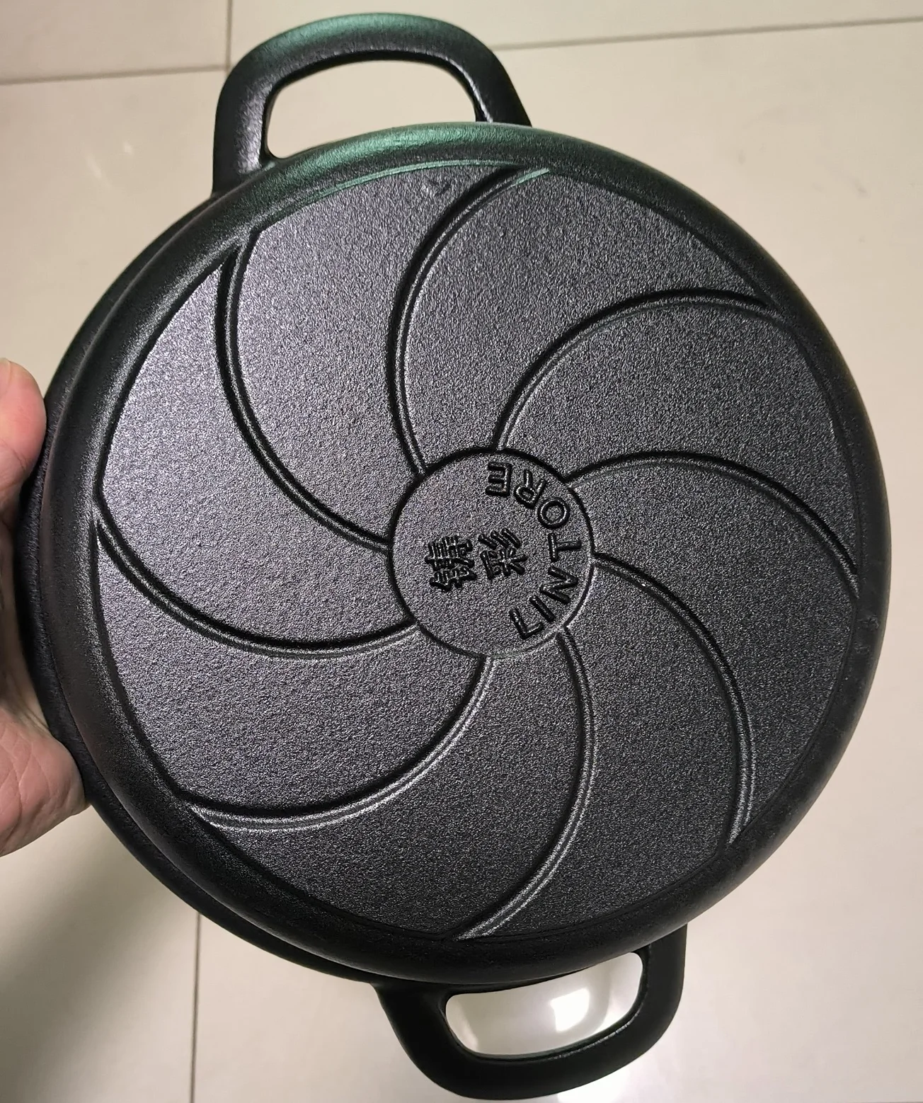 26Cm Tagine Nồi Gang Tráng Men Van Gas Và Bếp Điện Từ Cảm Ứng