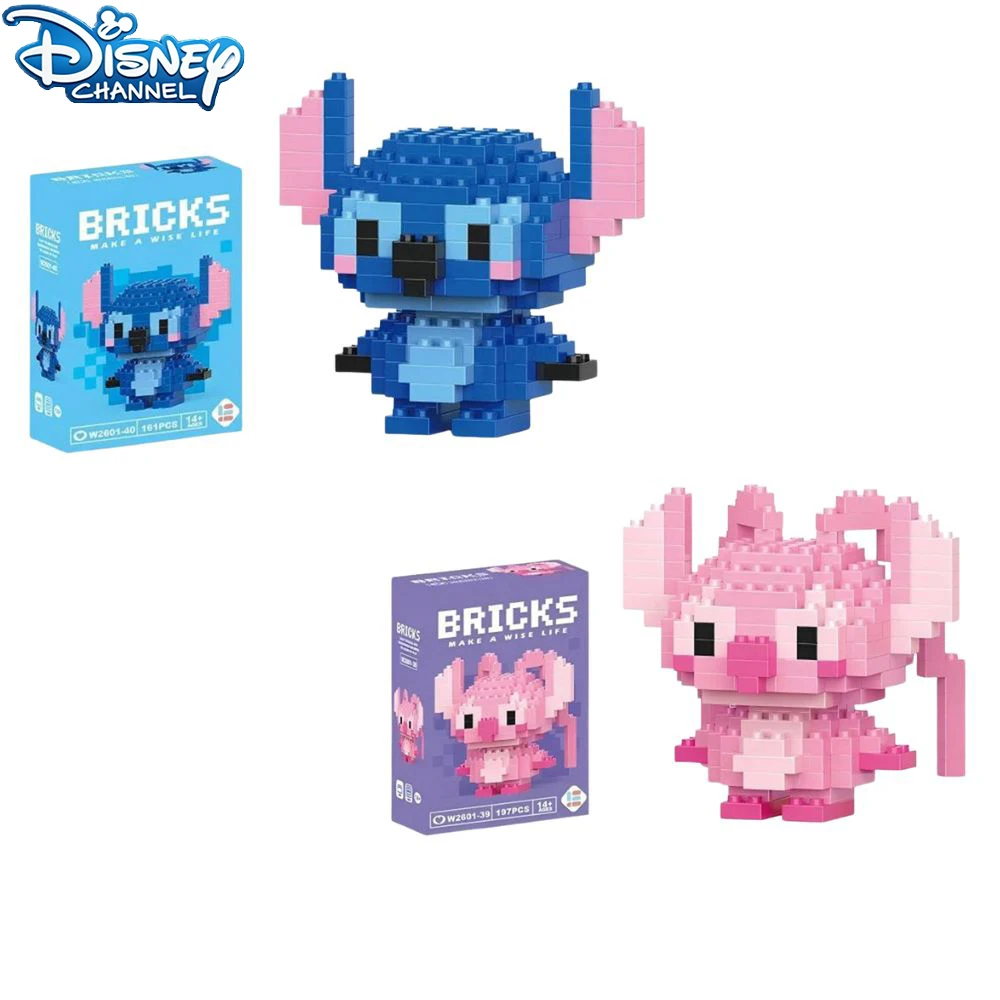 

Disney Lilo & Stitch Building Blocks, Anime Cartoon Character Model DIY Assemble Toy, Perfect Gift for Kids