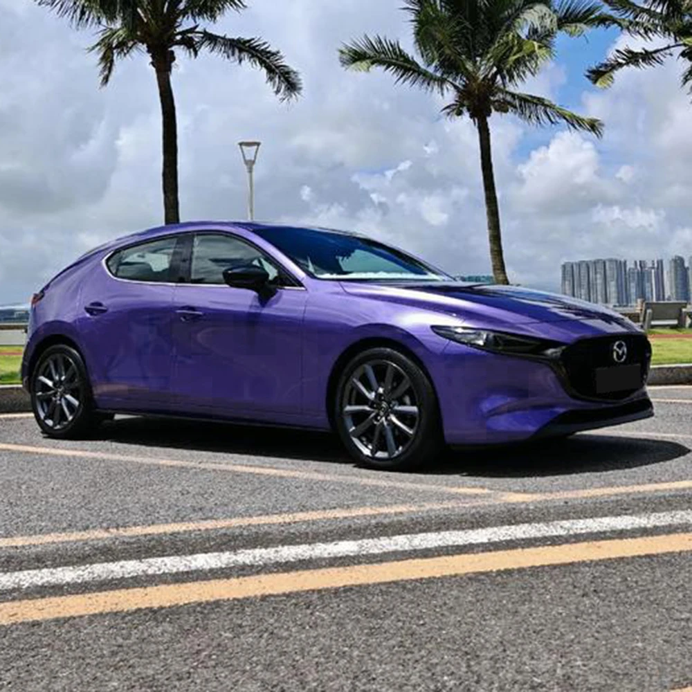 

Macaron Pearl Violet Premium High Glossy Car Wrap Vinyl for Motorcycle Furniture Vehicle DIY Sticker and Decal Wrapping Film