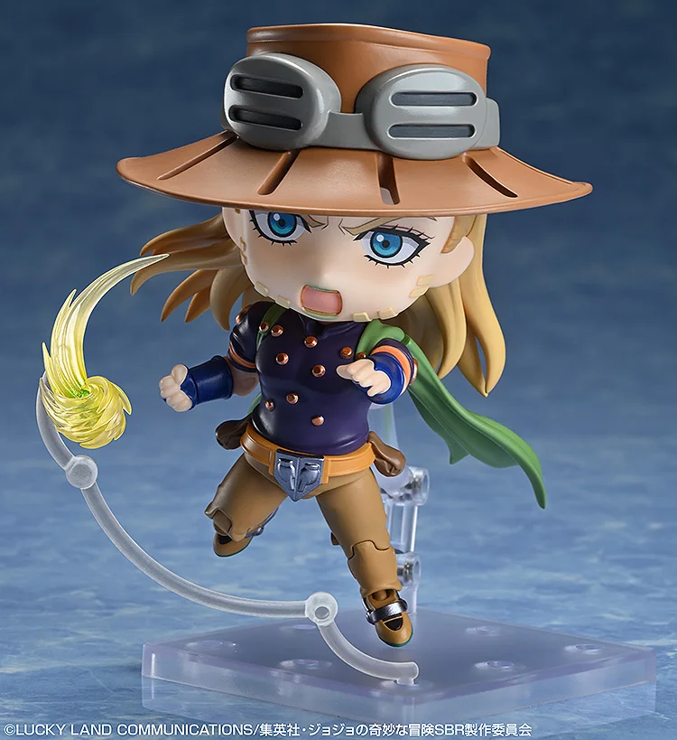 

Original JoJo's Bizarre Adventure STEEL BALL RUN Anime Gyro Zeppeli Action Figure Gyro Zeppeli Q.ver Collectible Model Figurine