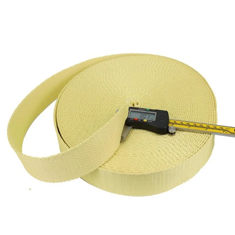 

5 м арамидная лента, огнестойкая, огнестойкая, устойчивая к высоким температурам, лента из кевларового волокна, пожарно-спасательная лента, ремень безопасности