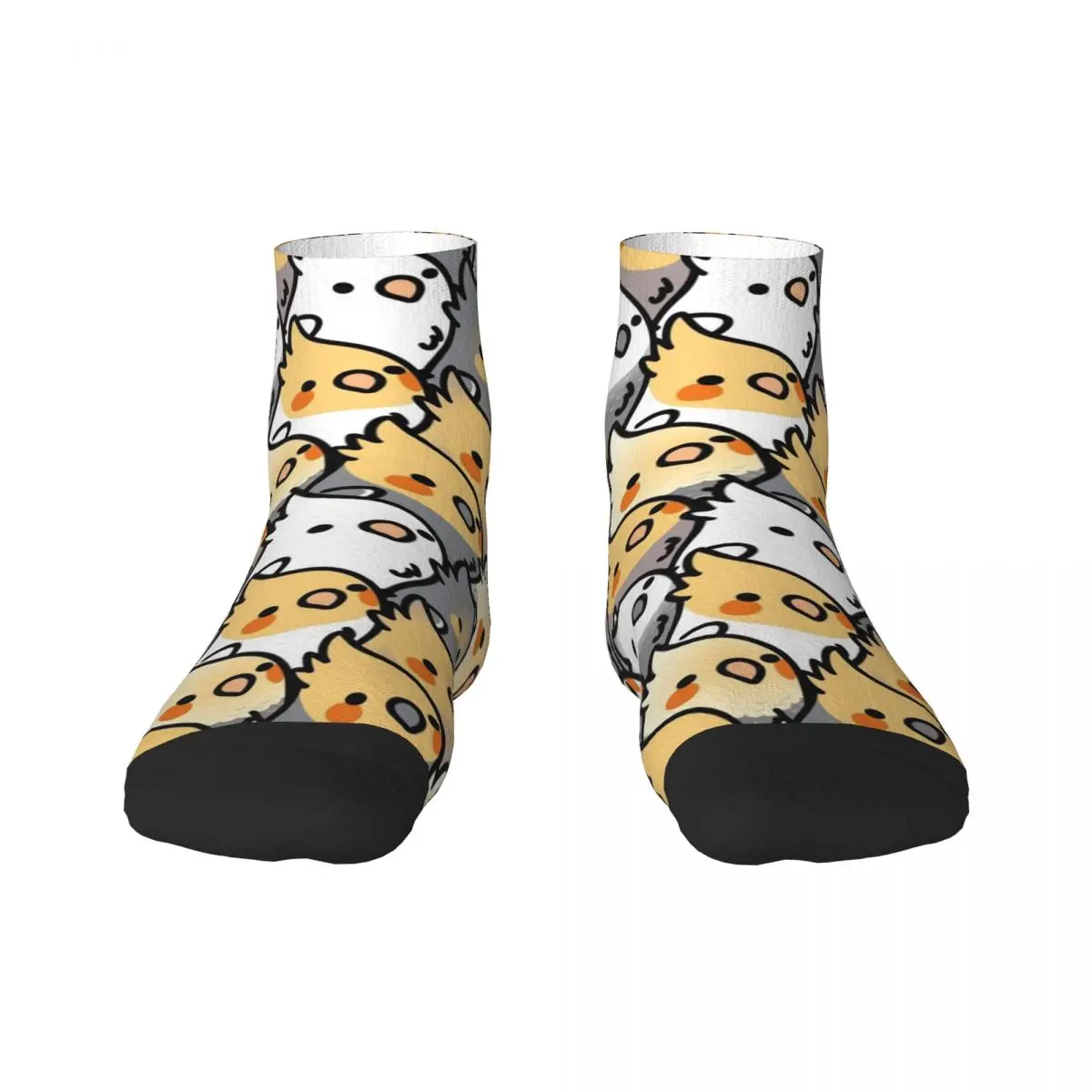 3D Printing Socks Customized Chubby Cockatiel Party Socks Gift Wife Husband Customized Socks