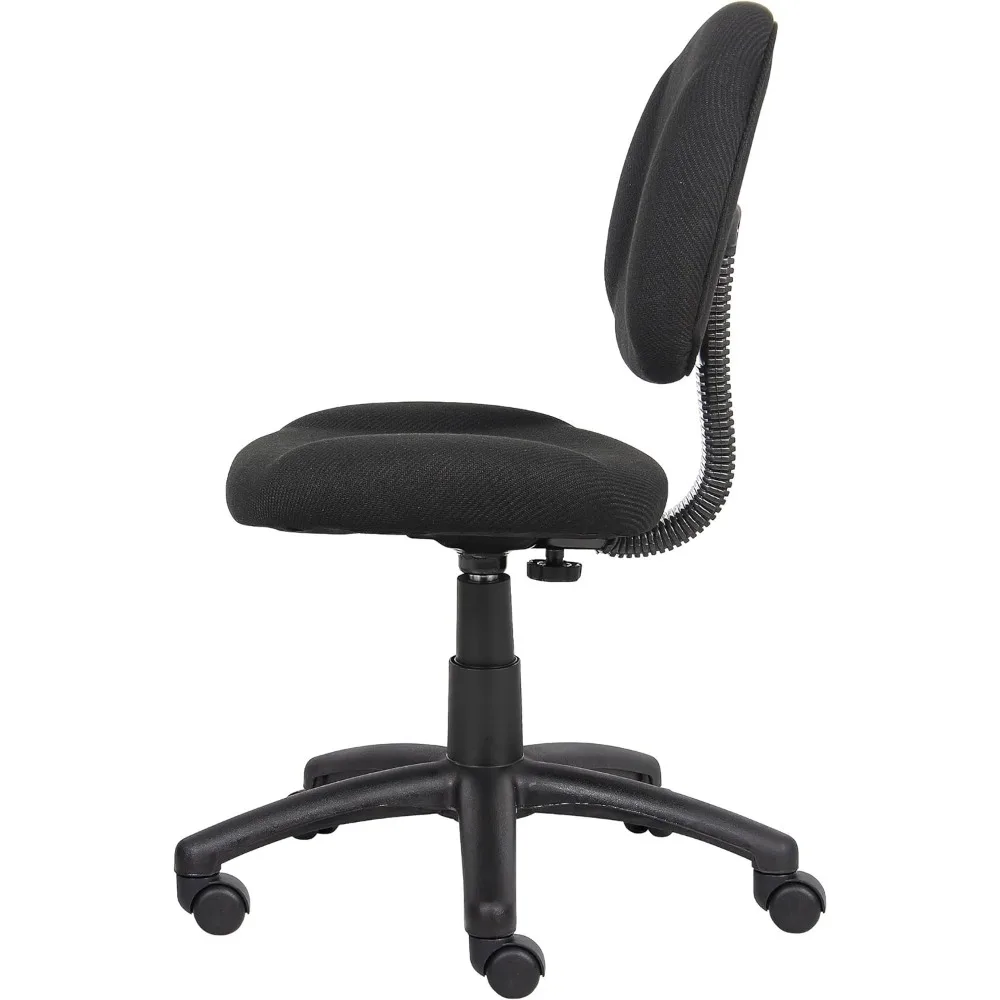 Sedia posturale Deluxe in Nylon nero Boss Office, 25 "W x 25" D x 35-40 "H