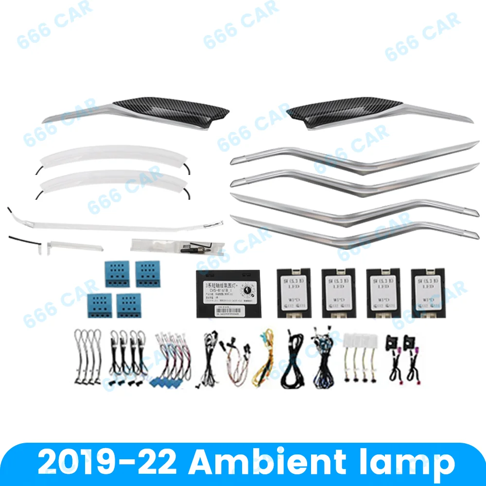 11 Farben LED Umgebungs licht für BMW G20 neue 3er Auto Innen Instrumenten tafel Sattel dekorative Lampe RGB Refit Zubehör