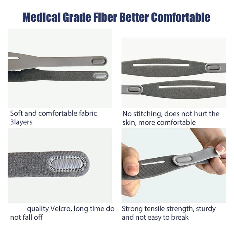 MAKE-2 Pacote de alça de substituição para máscara nasal N30i/P30i CPAP, peça de substituição, alça ajustável