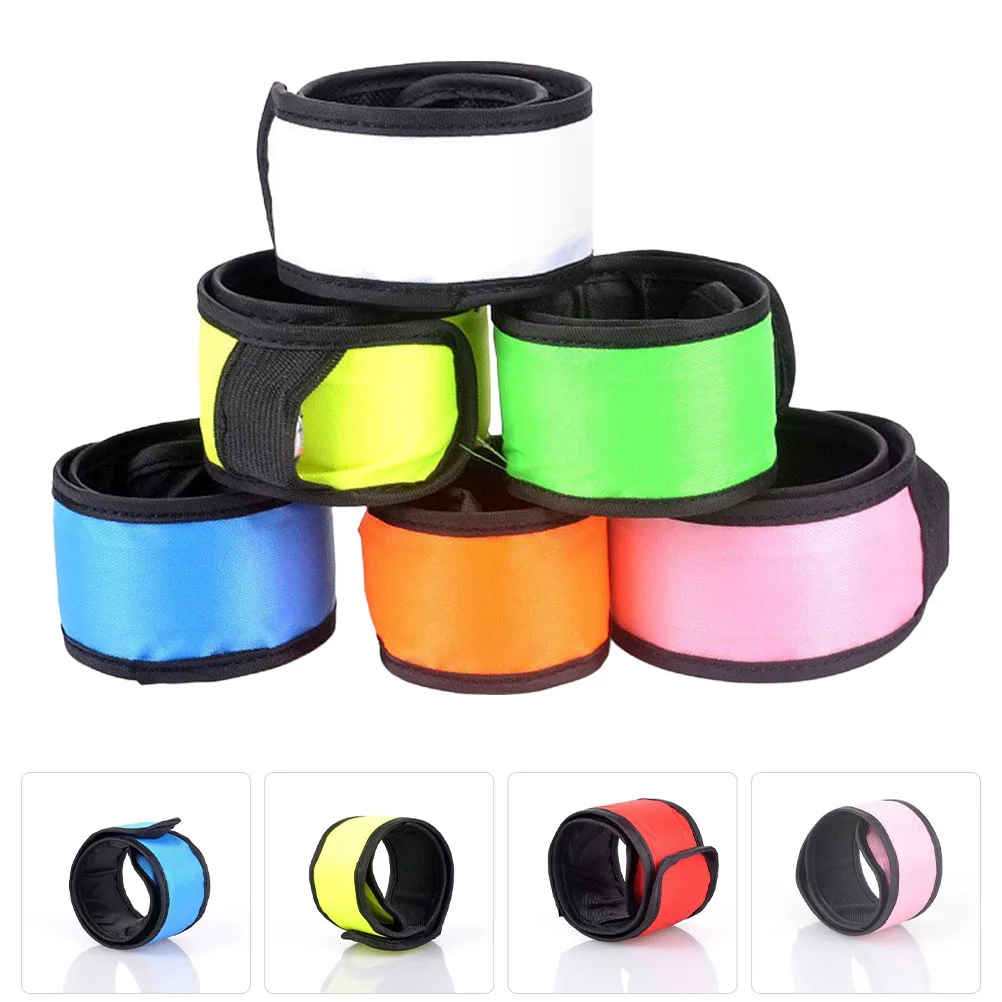 6 Pcs Kids Toys Luminous Slap Bracelet Bracelets for Boys Glow Outdoor Snap Wear-resistant Wristbands Child