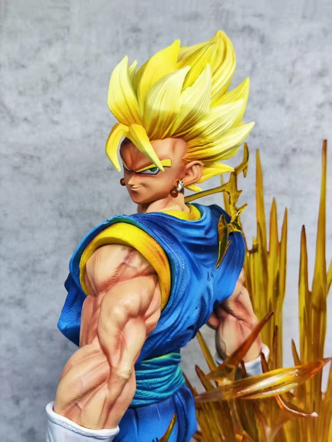 42cm Vegetto 피규어 드래곤 볼 애니메이션 피규어 3 머리 PVC 동상 Collectible Model Desk 장식 맞춤 장난감 생일 선물