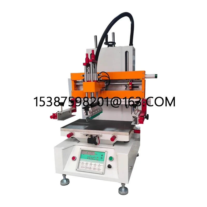 Desktop Flat Screen Printing Machine, Signage/Metal Nameplate Screen Printer Equipment