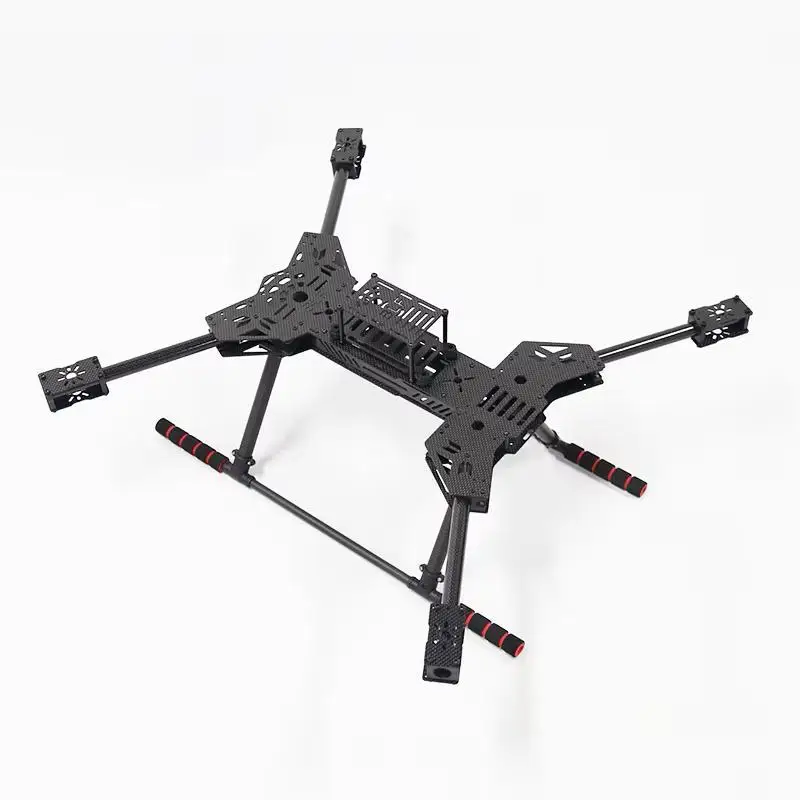 Novo zd680 pixhawk2.4.8 m8n fibra de carbono hexa-rotor braço dobrável hexacopter quadro kit foracopter com trem de pouso inflamável