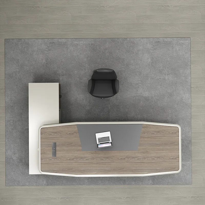 Acessível Luxo Office Desk, Simples Modern Mesa Executiva, Gerente, Mesa De Gestão E Combinação Cadeira