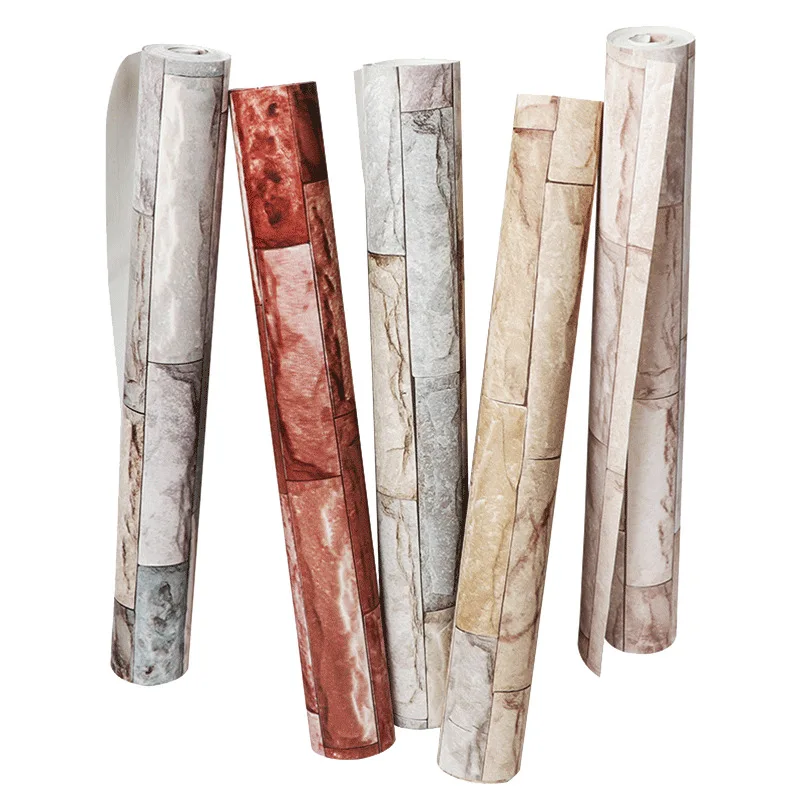 الرجعية ثلاثية الأبعاد الطوب جدار خلفية فو الطوب حجر الملمس الثقافية جدار جدارية لمطعم العتيقة مقهى متجر الملابس غير الذاتي #6